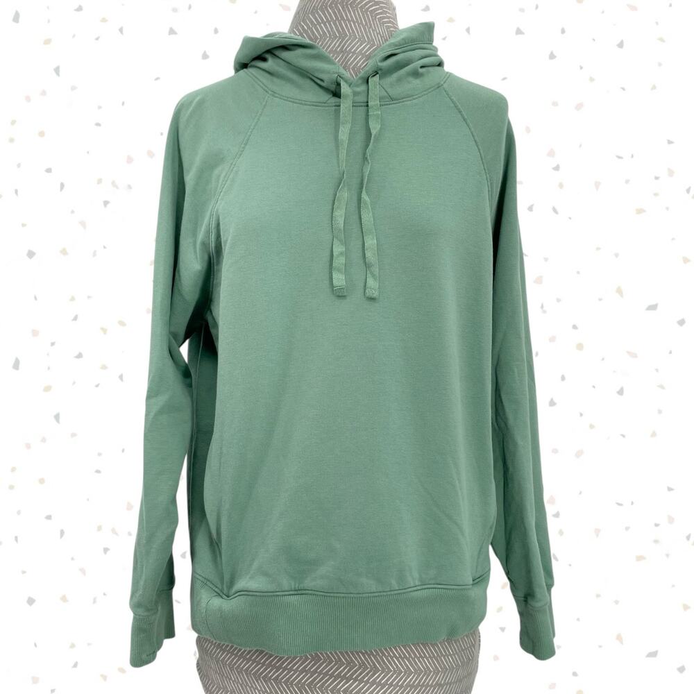 Ibex Tranquil Wool Hoodie Wave Lite Sage Green Pullover Outdoors Gorpcore Size M